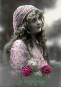 &Eacute;l&eacute;gante jeune femme pour une f&ecirc;te douce